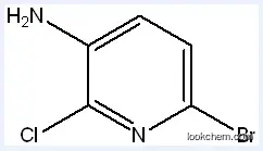 Molecular Structure of 169833-70-9 (3-AMINO-6-BROMO-2-CHLOROPYRIDINE)
